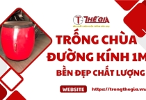 Trống chùa đường kính 1m - bền đẹp chất lượng
